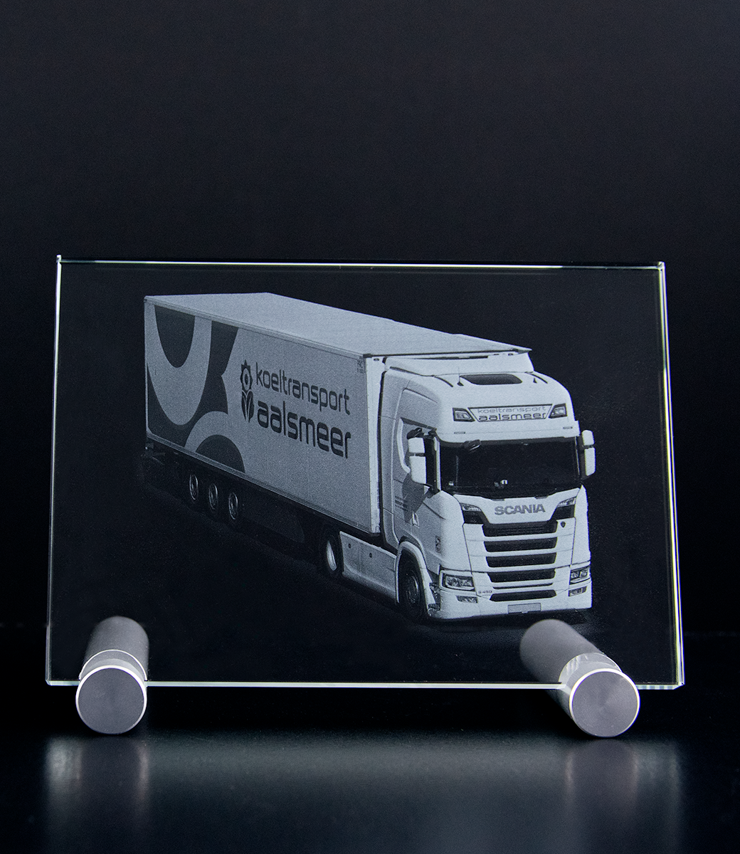 Foto in glas - 2D - Vlakglas klein - 130x90x8mm - horizontaal