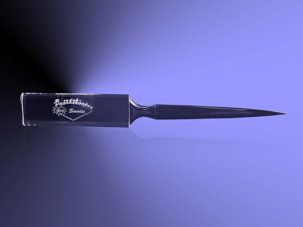 Foto in glas - 2D - Briefopener