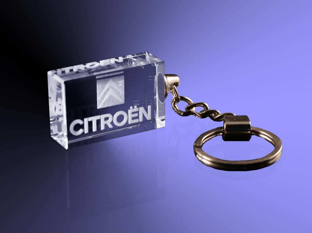 Foto in glas - 2D - Sleutelhanger groot 25x40x13mm