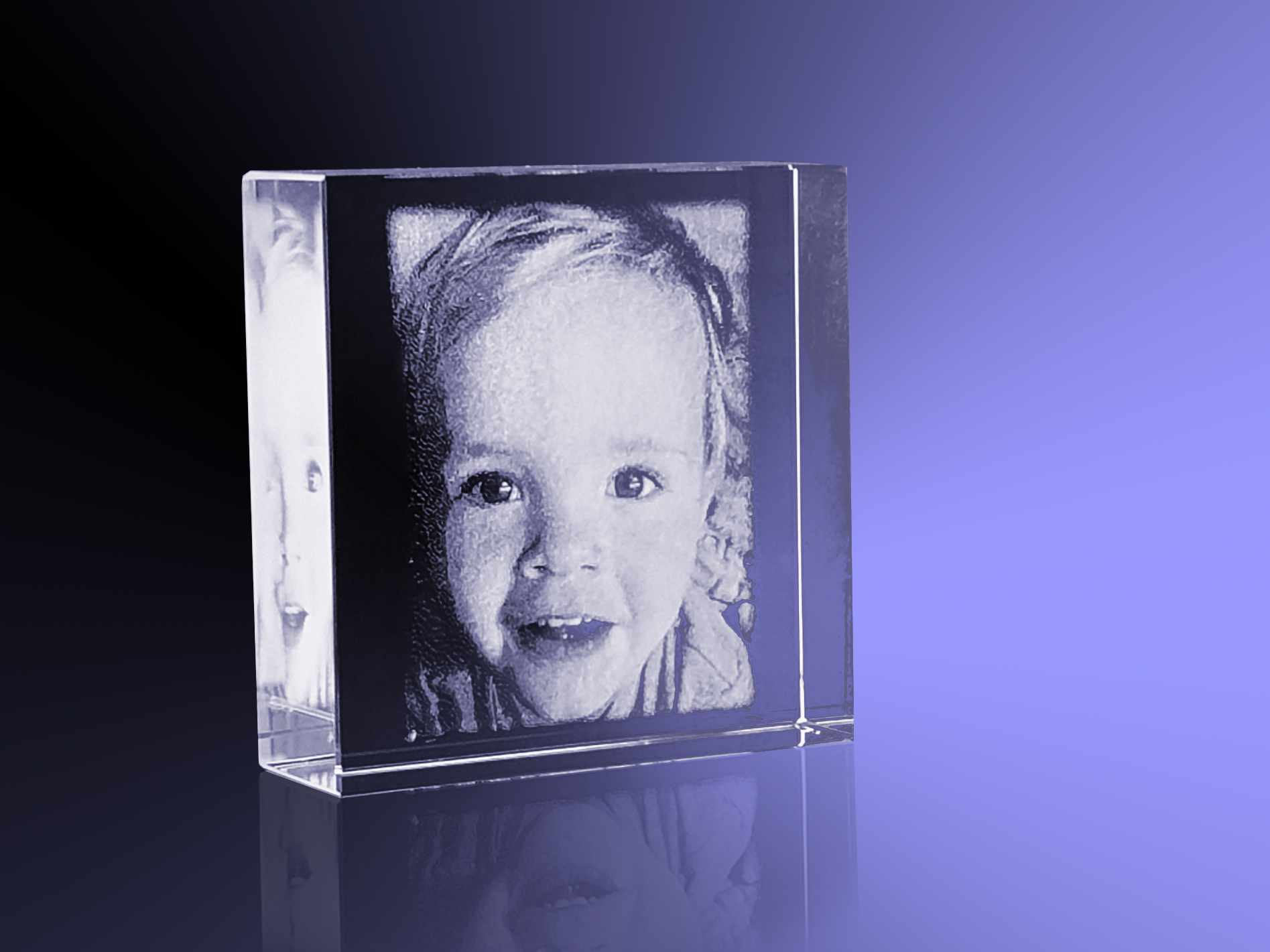 Foto in glas - 2D - Vierkant - 6x6x2 cm