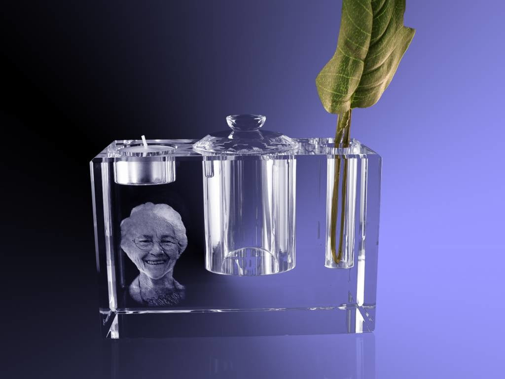 Foto in glas - 2D - Urn groot